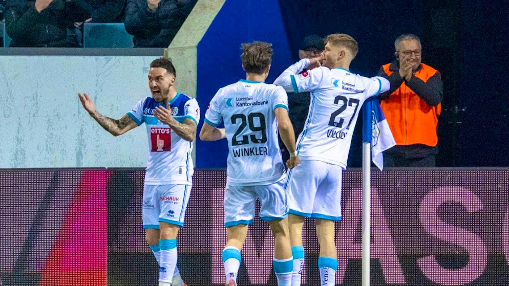 FC iuzern dismantled FC Basel in the final quarter of an hour