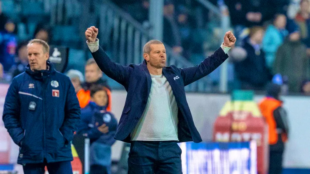 Coach Mario Frick is delighted with the third win in a row