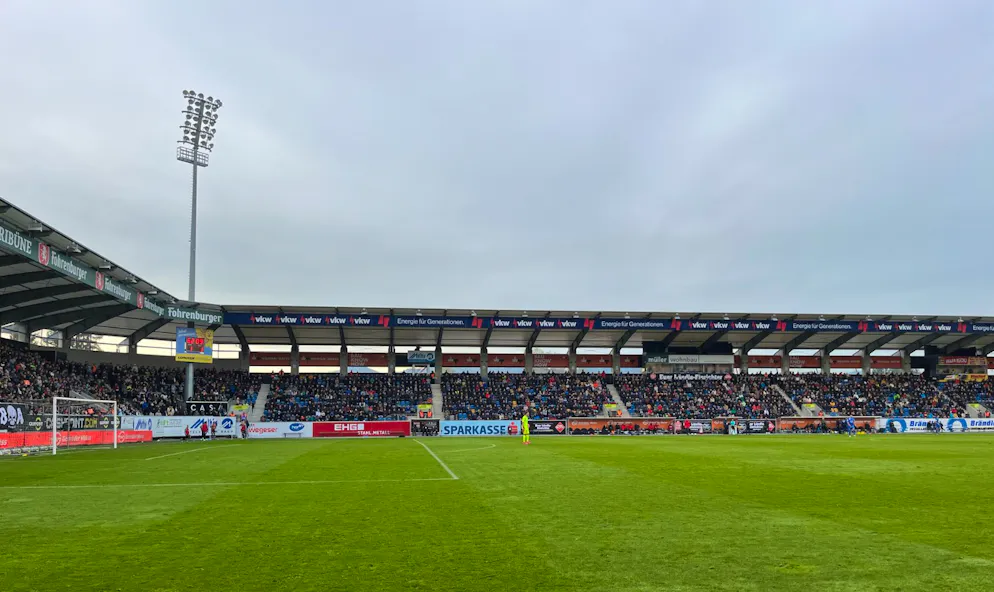Der SCR Altach trägt seine Heimspiele im Stadion Schnabelholz aus.