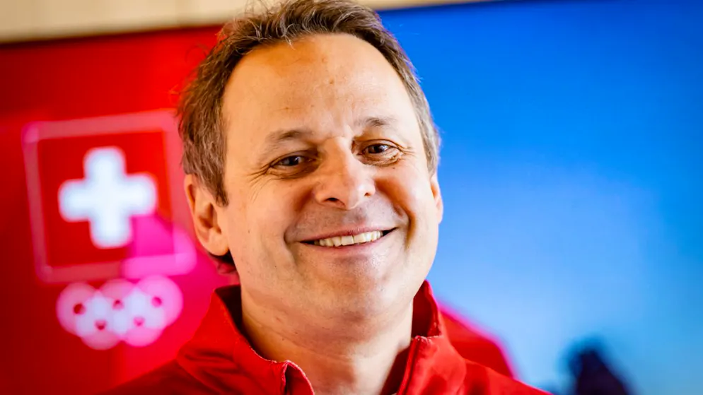 Ralph Stöckli, der Delegationsleiter von Swiss Olympic, dessen Team in Mailand-Cortina 23 Medaillen holte