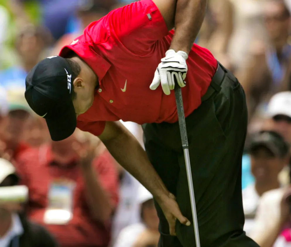 Tiger Woods ha affrontato gli US Open del 2008 con una doppia frattura della tibia e ha persino vinto.