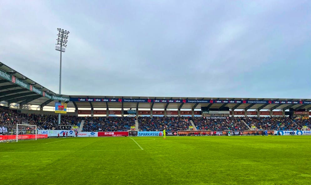 SCR Altach plays its home matches at the Schnabelholz stadium.