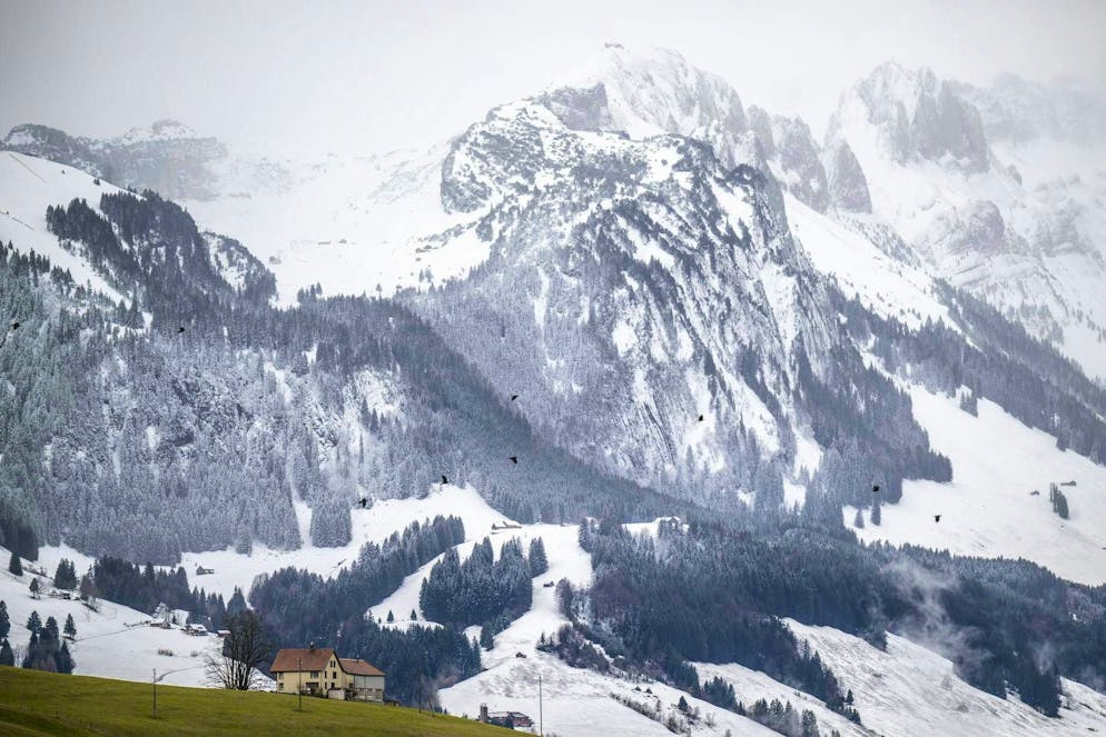 There is an acute avalanche danger in the Alpstein.