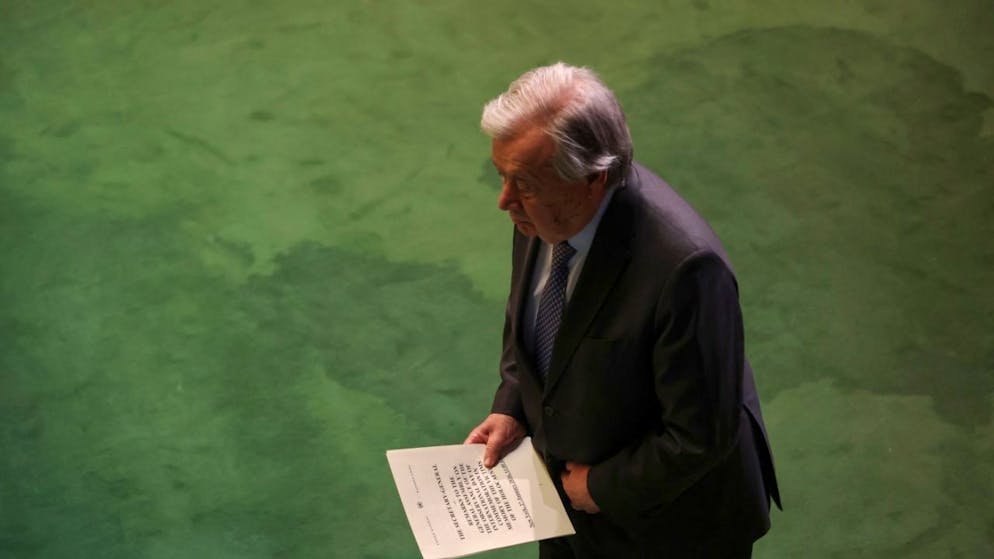 Le secrétaire général de l'ONU Antonio Guterres a demandé devant le Conseil des droits de l'homme à Genève d'oeuvrer pour les droits humains face aux attaques menées par des dirigeants (archives).
