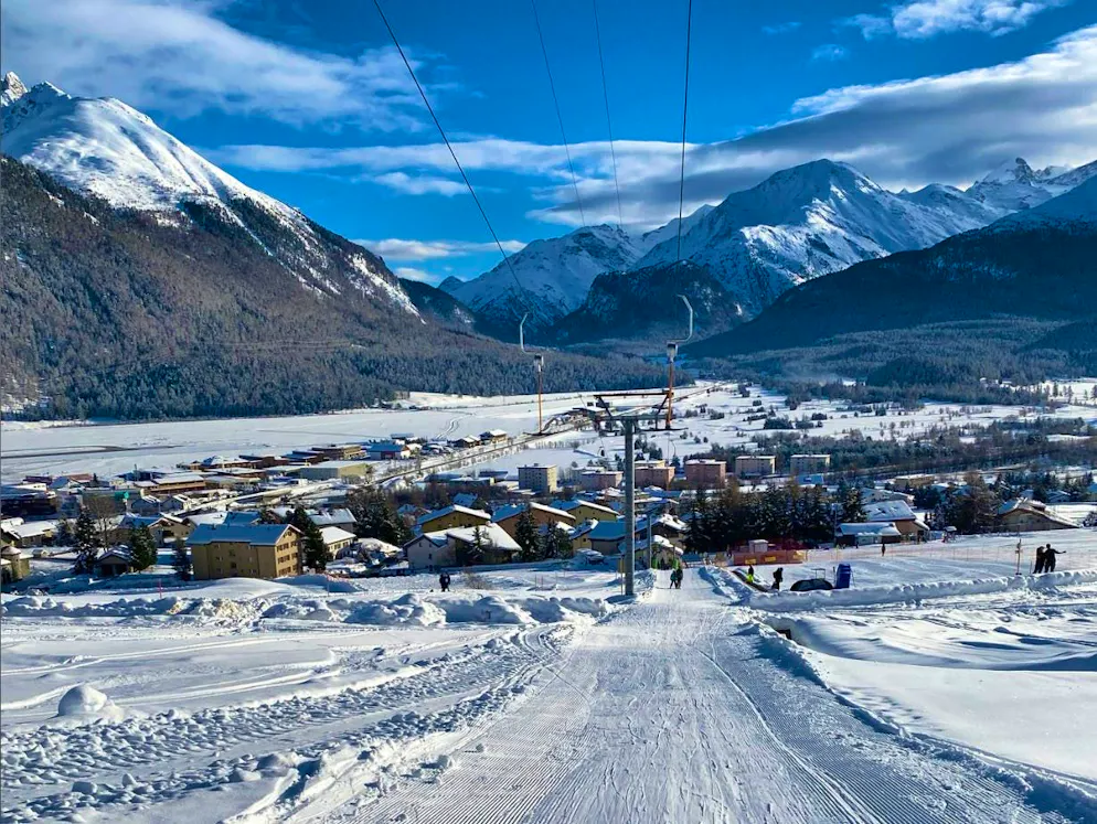 The Survih ski lift on the edge of the village of Samedan GR will not be operating again until next season.