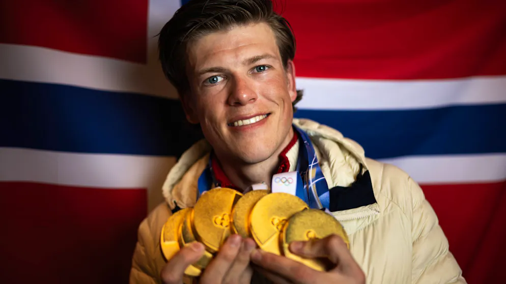 Olympia-Rekordmann Klaebo. So erfolgreich wie Simon Ammann, Dario Cologna und Vreni Schneider zusammen