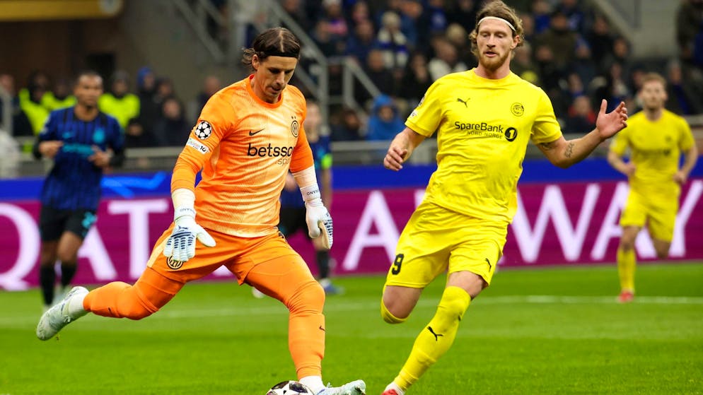 Video-Ticker. Sommer und Akanji mit dem Rücken zur Wand: Bodö/Glimt hält gegen Inter bisher dicht