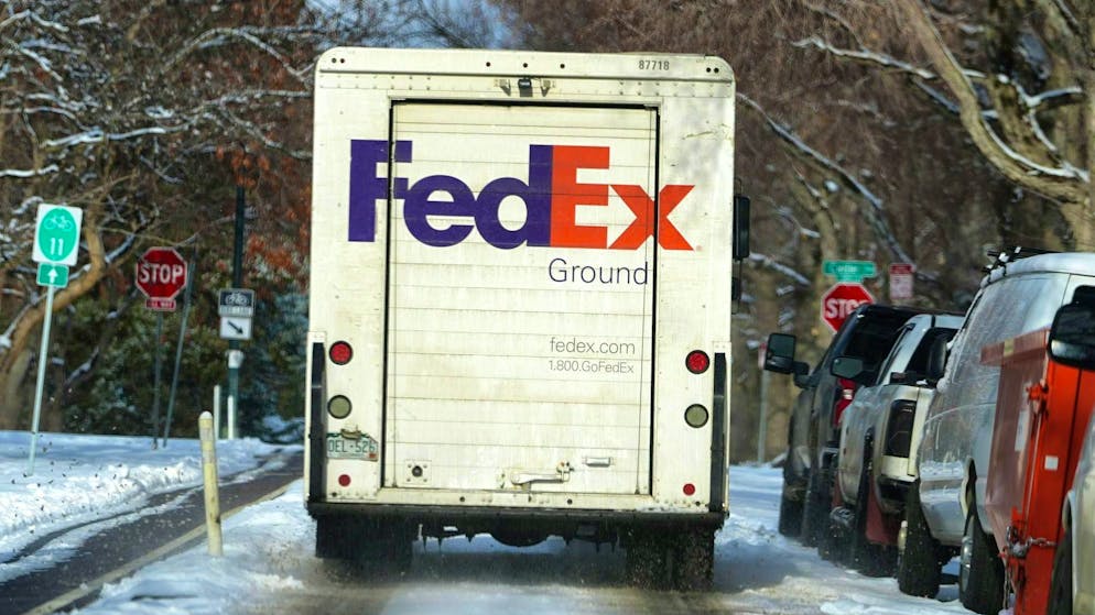 The US logistics giant Fedex is suing for repayment of the customs duties paid, as are the Swiss companies Breitling, Läderach and Stöckli. (archive picture)