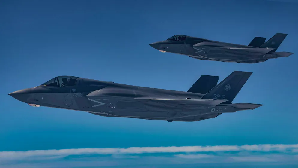 Die F-35A ist ein Allrounder: hier zwei Exemplare des 32. Geschwaders der italienischen Luftwaffe.