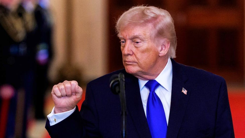 C'è attesa per il discorso del Tycoon.