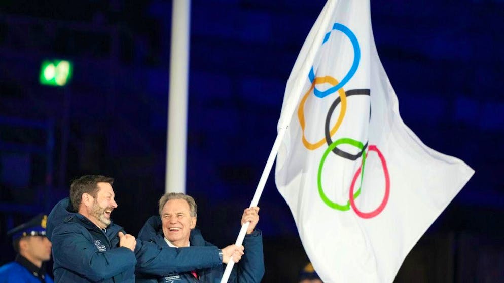 After the 2026 Games in Milan-Cortina is before the 2030 Games in France, which was presented with the Olympic flag at the closing ceremony in Verona