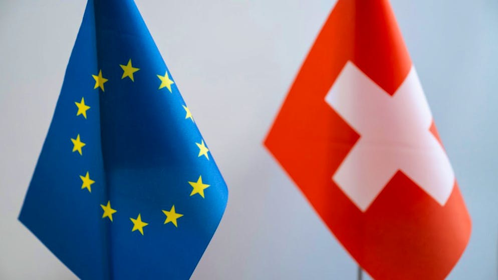 "La Svizzera, situata nel centro dell'Europa, ha il suo posto nel mercato interno", ha sostenuto il ministro di Stato tedesco Gunther Kirchbaum (foto simbolica)