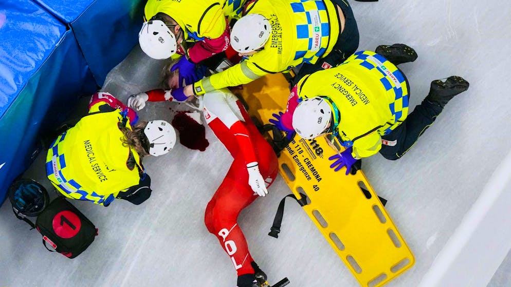 Olimpiadi. La pattinatrice Sellier difende la collega dopo l'incidente con il pattino: «Non biasimatela»