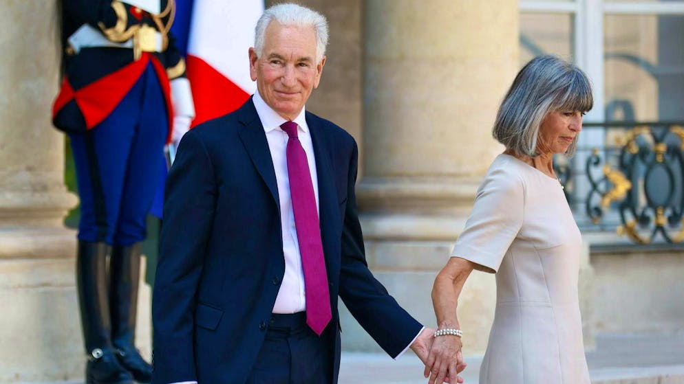 The US ambassador to France, Charles Kushner (l.) with his wife Seryl Stadtmauer Kushner - they are the parents of Trump's son-in-law Jared Kushner. (archive picture)