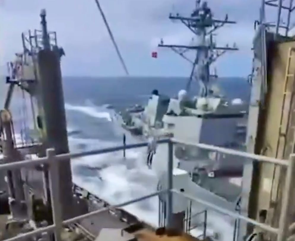 Bei dem Crash wurde niemand verletzt. 