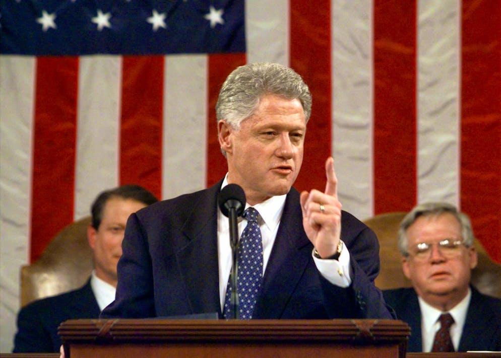 Détient le record du plus long discours sur l'état de l'Union : l'ancien président américain Bill Clinton.