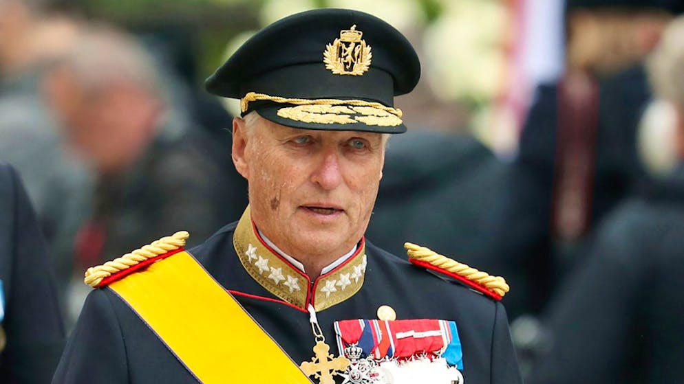 Il re Harald V di Norvegia (foto d'archivio)