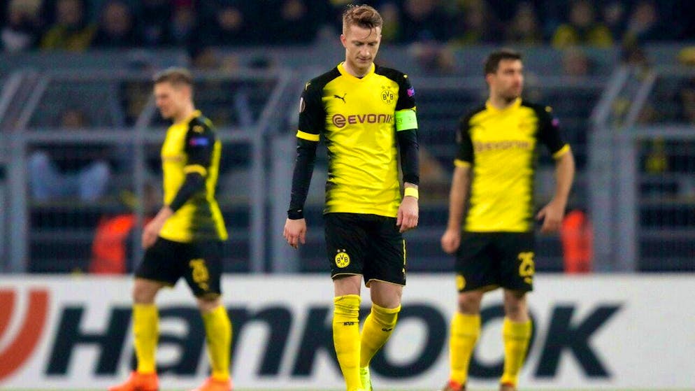 Borussia Dortmund take a 2:0 lead into the second leg in Bergamo