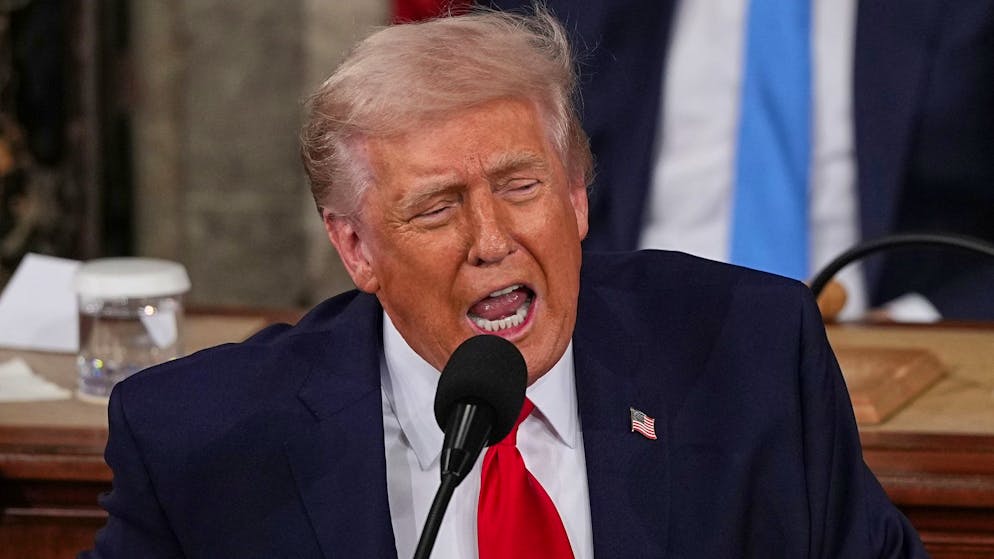 USA under Donald Trump. Trump's State of the Union address: 