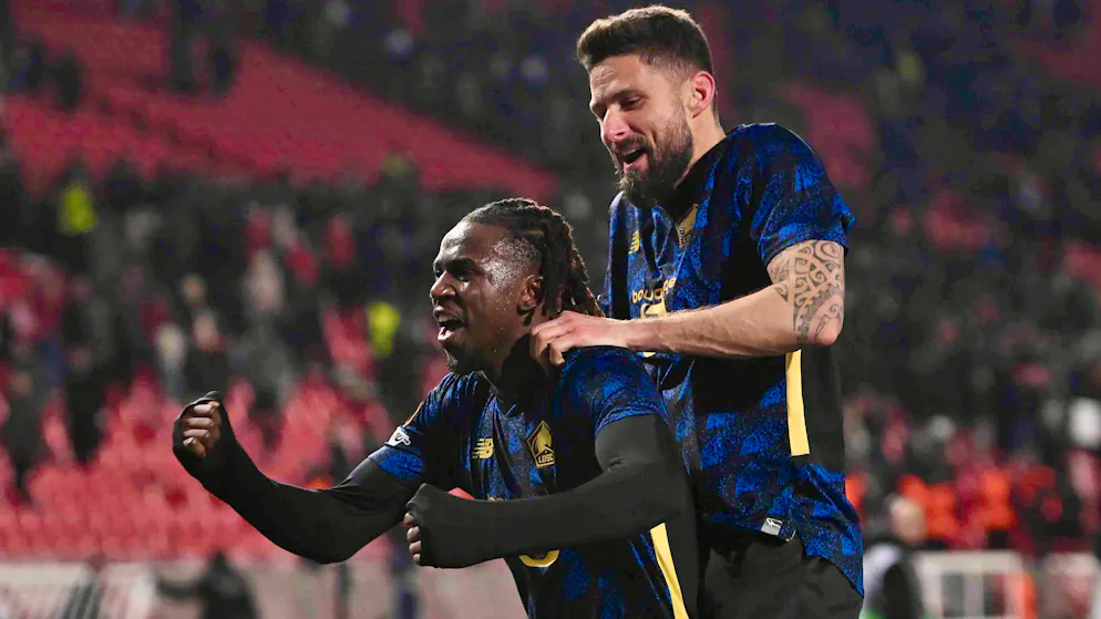 Europa League. Renversants, Olivier Giroud et Lille poursuivent leur route
