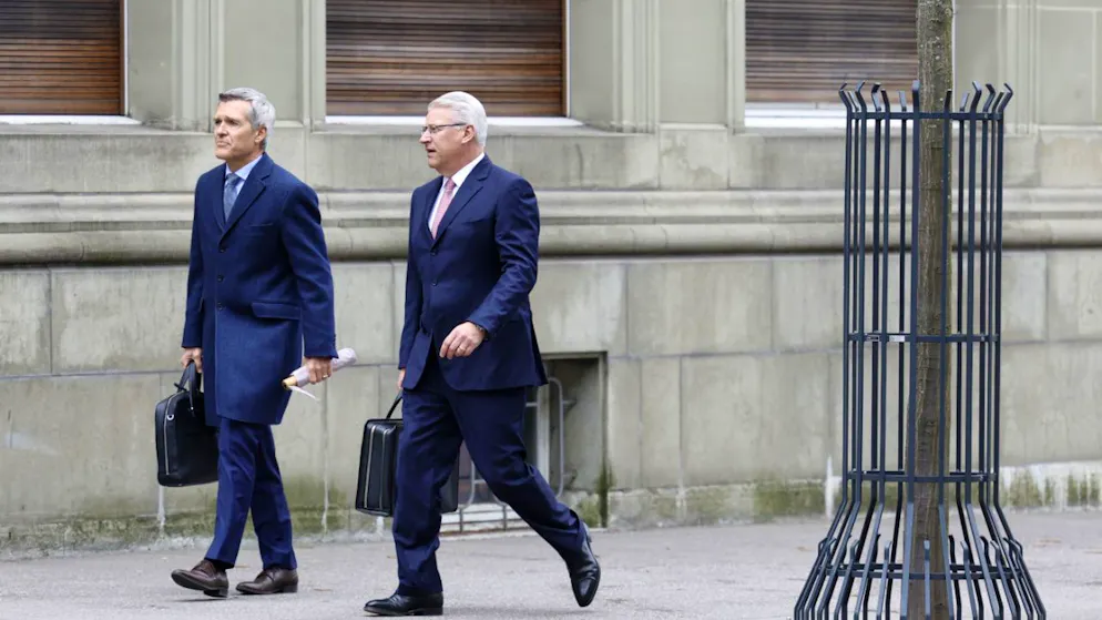 Markus Ronner (à droite) succédera à Lukas Gähwiler à la vice-présidence d'UBS (archives).