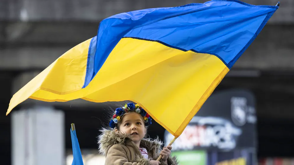 In Bern demonstrierten am Samstag erneut Menschen für die Ukraine. (Archivbild)