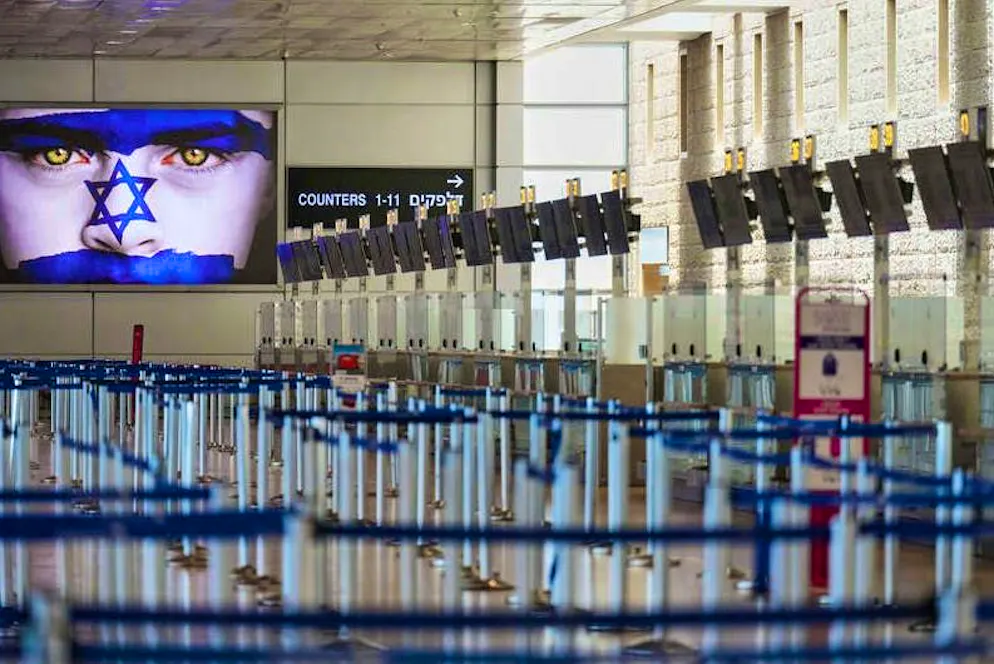 USA and Israel attack Iran. Israel's Ben Gurion airport in Lod, near Tel Aviv, is empty after an Israeli military strike on Iran. Flight operations have been suspended throughout the region.