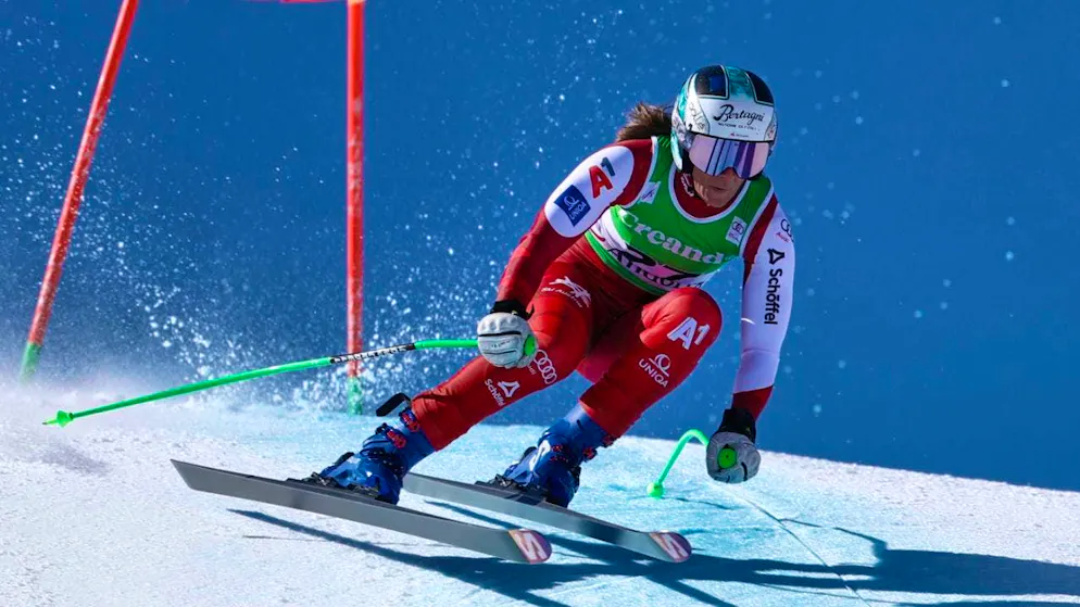 Austria's Ricarda Haaser is facing another month-long forced break.