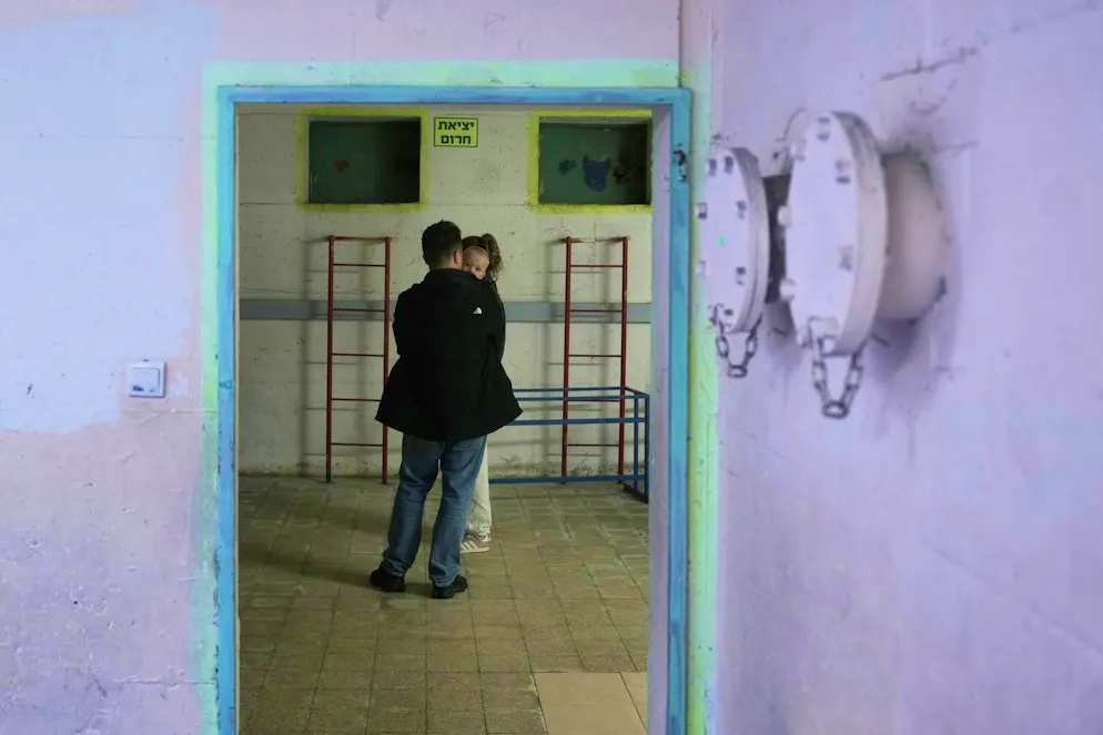 People have also fled to bunkers in Israel.