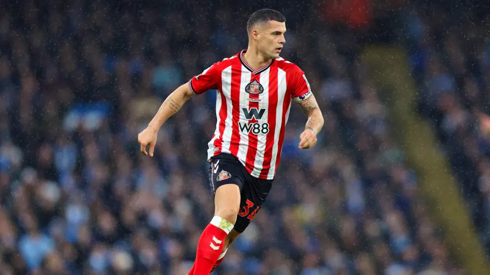 Granit Xhaka stand erstmals wieder in der Startelf für Sunderland nach seiner Verletzung.