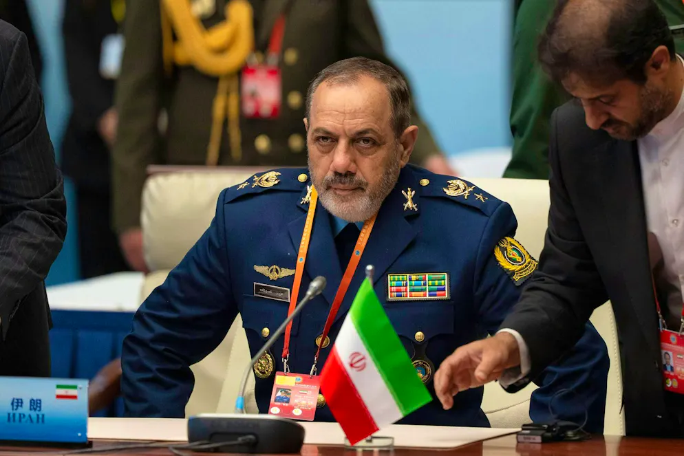 Iran's Minister of Defense Aziz Nasirzadeh.