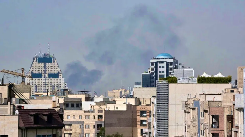 Smoke rises after an explosion in Tehran. Photo: Vahid Salemi/AP/dpa