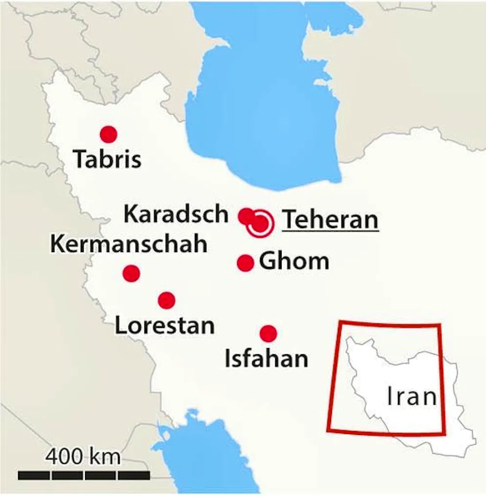 USA and Israel attack Iran. Israel and the USA bomb targets in Iran.