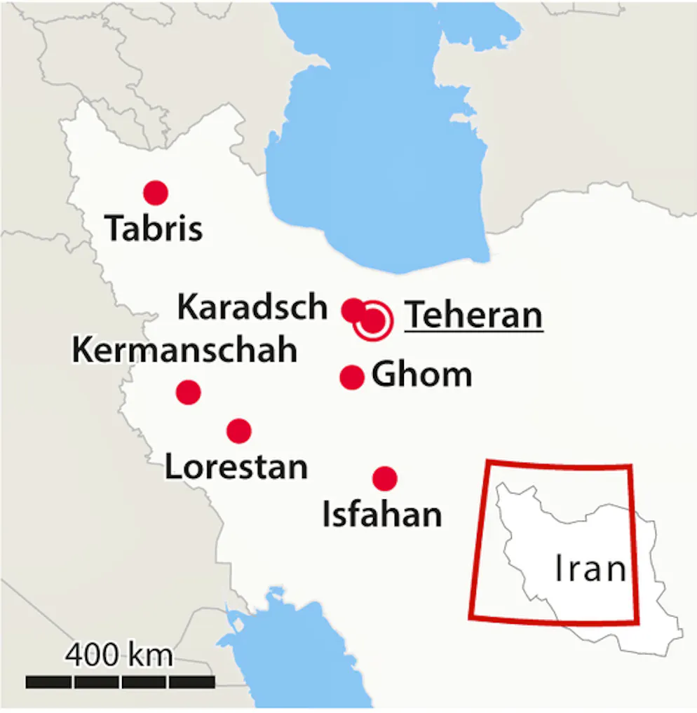 USA und Israel greifen den Iran an. Israel und USA bombardieren Ziele im Iran. 