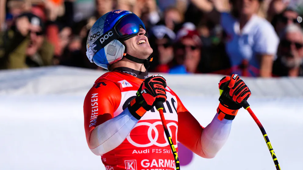 Downhill in Garmisch. Swiss triple victory! Odermatt wins ahead of Monney and Rogentin