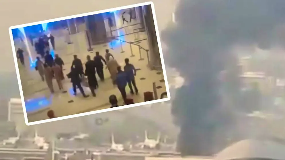 Circa 20'000 viaggiatori bloccati. L'aeroporto di Dubai colpito dai missili, ecco i video che mostrano il fumo e il caos