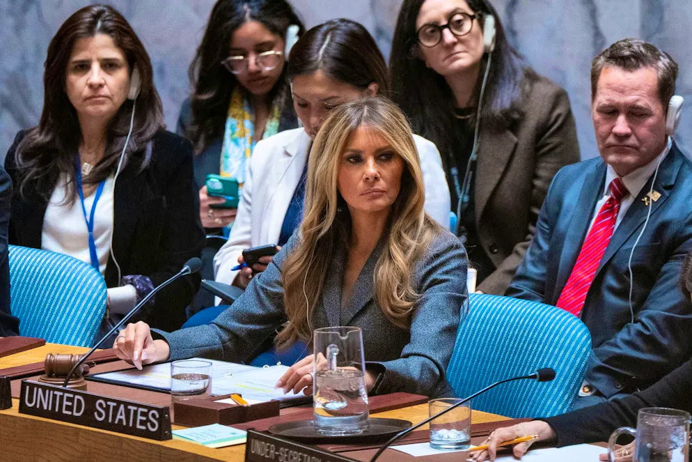 Melania Trump heads UN Security Council - question marks after appearance | blue News
