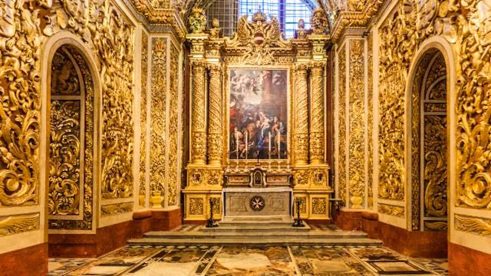 A look inside St. John's Co-Cathedral.