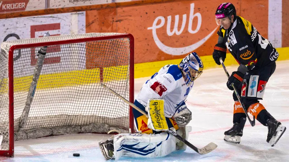 Scorer of the ultimately decisive second goal in the penalty shootout: Bern's Mike Sgarbossa
