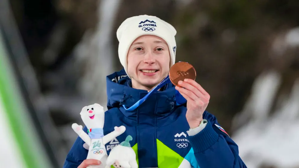 Nach der Olympiamedaille der Weltcup-Gesmtsieg: Nika Prevc