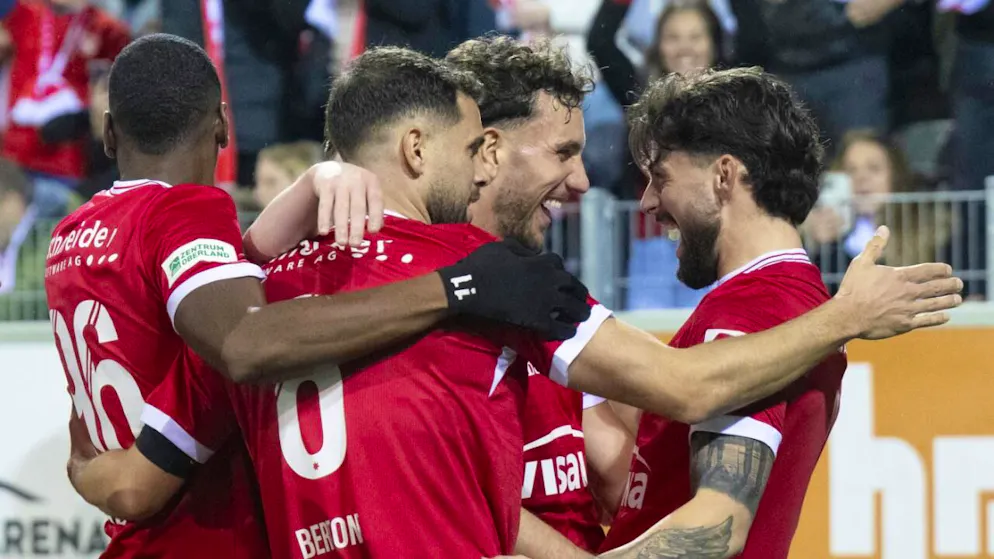 Festwochen im Berner Oberland: Jubeln die Spieler des verblüffenden Aufsteigers Thun am Donnerstagabend zum elften Mal in Folge?