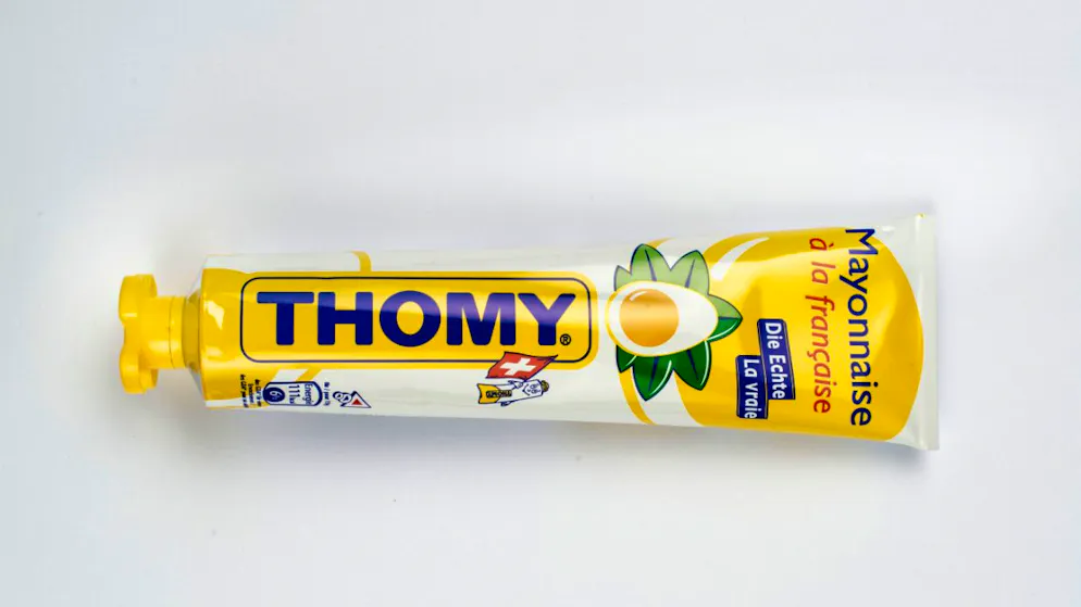 Prodotti cult svizzeri. Il tubetto di maionese Thomy festeggia 75 anni