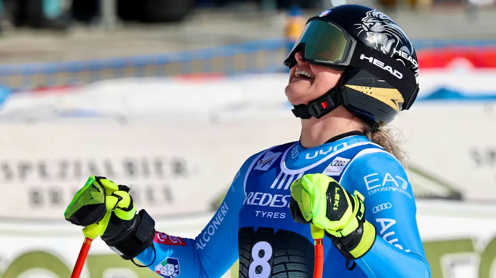 Descente de Val di Fassa. Laura Pirovano conjure le sort, Corinne Suter face aux regrets