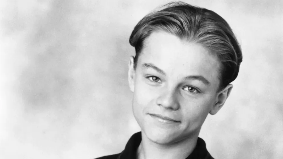Un giovane Leonardo DiCaprio.