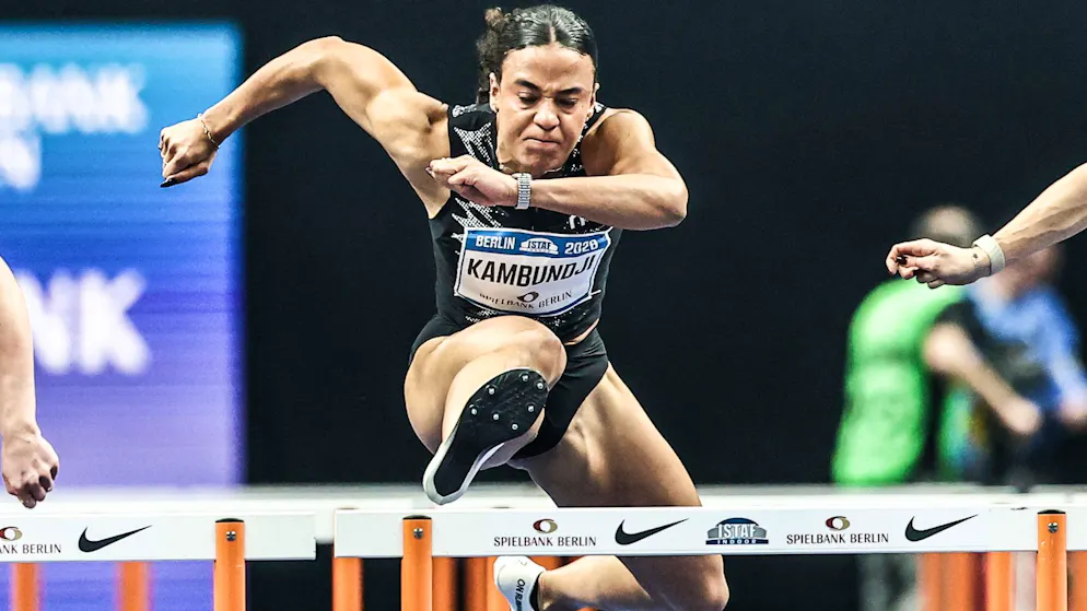 Ditaji Kambundji battue par Nadine Visser à Berlin, le 06 mars 2026.