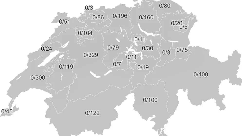 In aggiornamento. Le cartine con i risultati delle votazioni federali nei Cantoni e nei Comuni