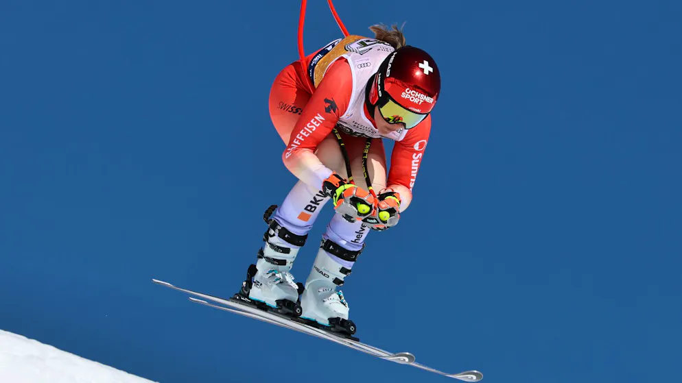 Abfahrt in Val di Fassa. Schafft Corinne Suter den Sprung aufs Podest?