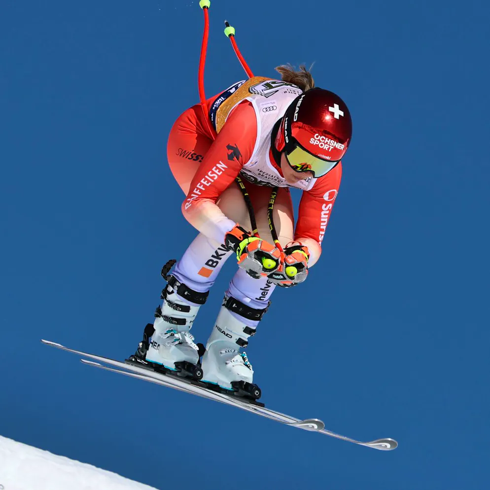 Abfahrt in Val di Fassa. Schafft Corinne Suter den Sprung aufs Podest?