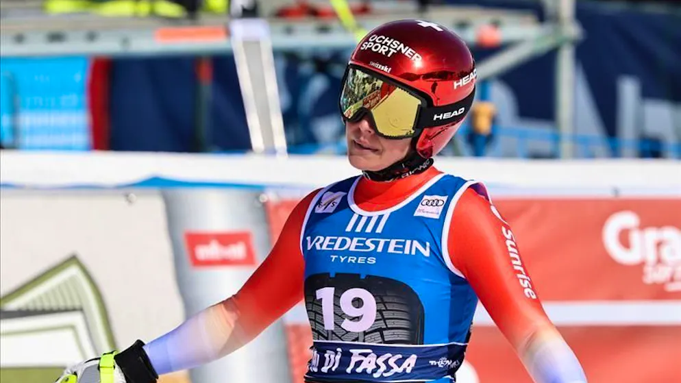 Sci. Corinne Suter non si ripete, solo ottava nella discesa di Val di Fassa
