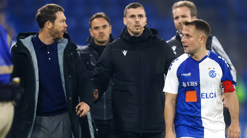 Wortgefecht nach Roter Karte. Lichtsteiner legt sich mit GC-Captain Abrashi an: «Ich schütze meine Spieler»